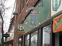 USA - Lincoln IL - Route 66 Old Fashioned Soda Fountain (9 Apr 2009)